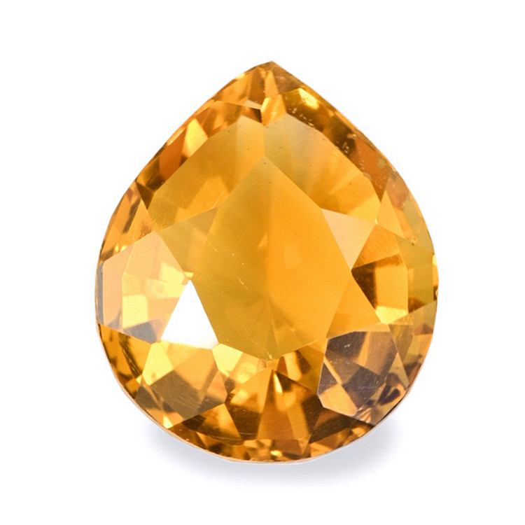 8.51 Ct. Orangish Yellow Citrine from Brazil
