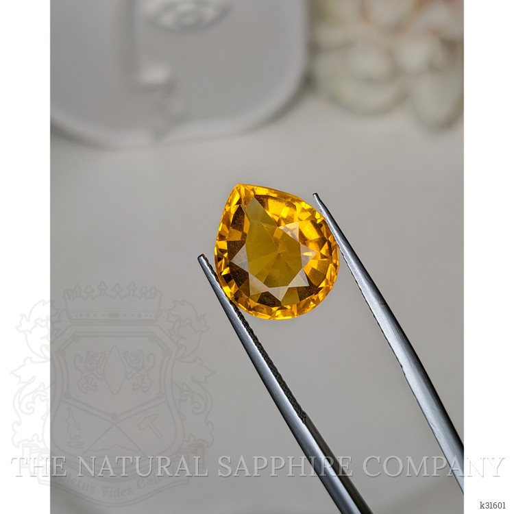 8.51 Ct. Orangish Yellow Citrine from Brazil