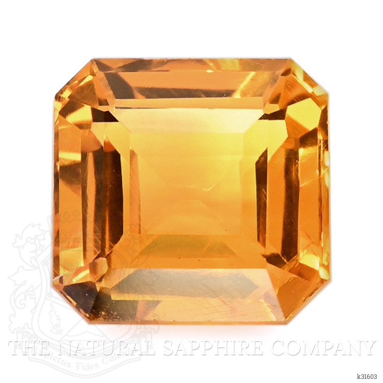 7.45 Ct. Orangish Yellow Citrine from Brazil