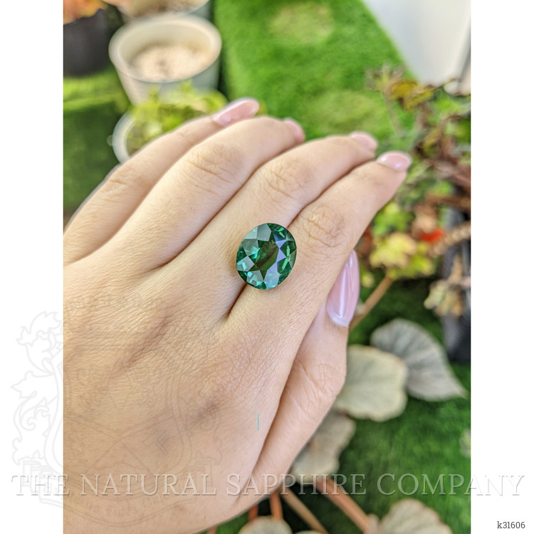 10.19 Ct. Bluish Green Prasiolite from Brazil