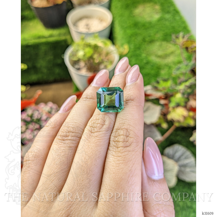 12.66 Ct. Green Prasiolite from Brazil