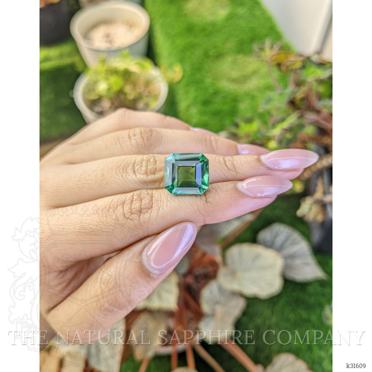 12.66 Ct. Green Prasiolite from Brazil