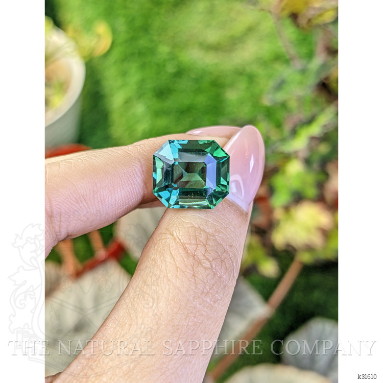 10.31 Ct. Bluish Green Prasiolite from Brazil