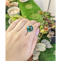 10.31 Ct. Bluish Green Prasiolite from Brazil Life Style