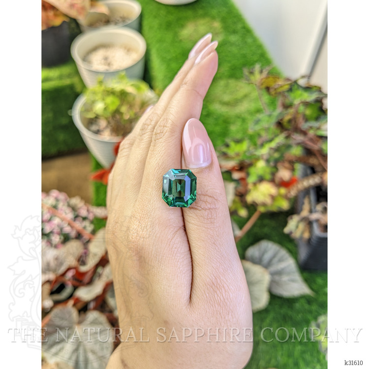 10.31 Ct. Bluish Green Prasiolite from Brazil