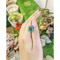 10.48 Ct. Green Prasiolite from Brazil Life Style