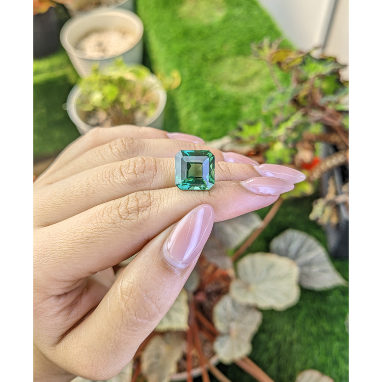 10.48 Ct. Green Prasiolite from Brazil