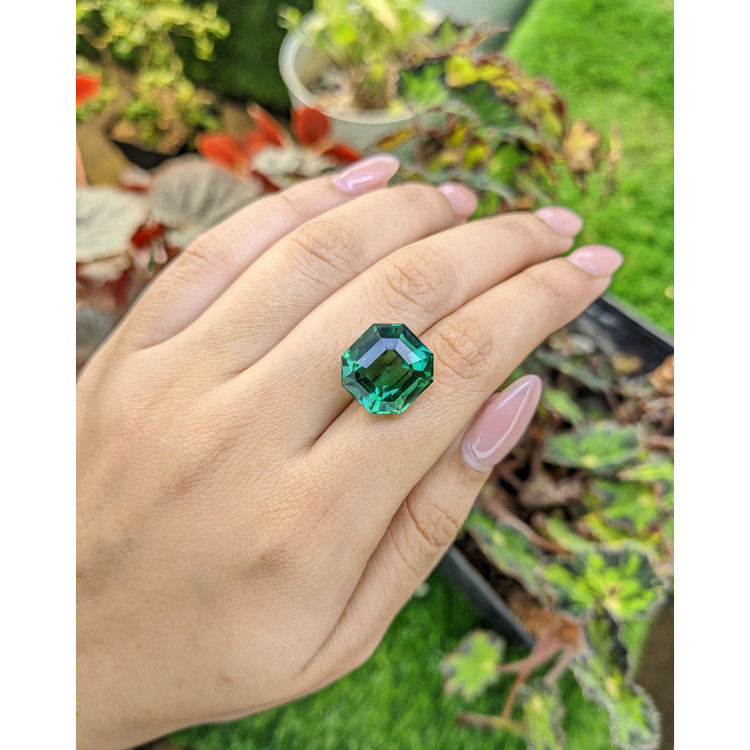 12.31 Ct. Green Prasiolite from Brazil