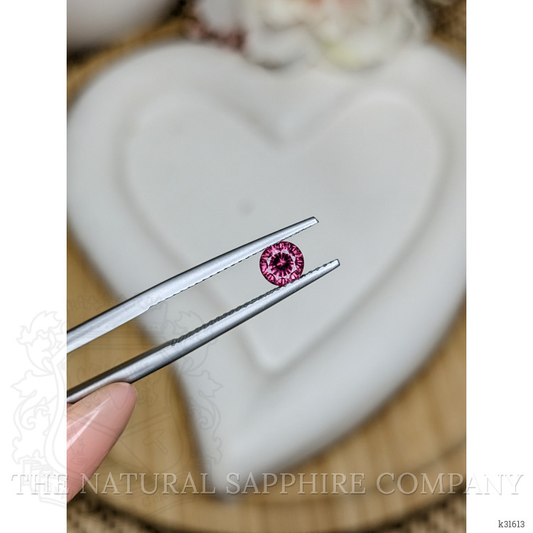 0.59 Ct. Purplish Pink Rhodolite Garnet from Ceylon (Sri Lanka)