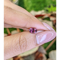 1.08 Ct. Purplish Pink Rhodolite Garnet from Ceylon (Sri Lanka) Life Style