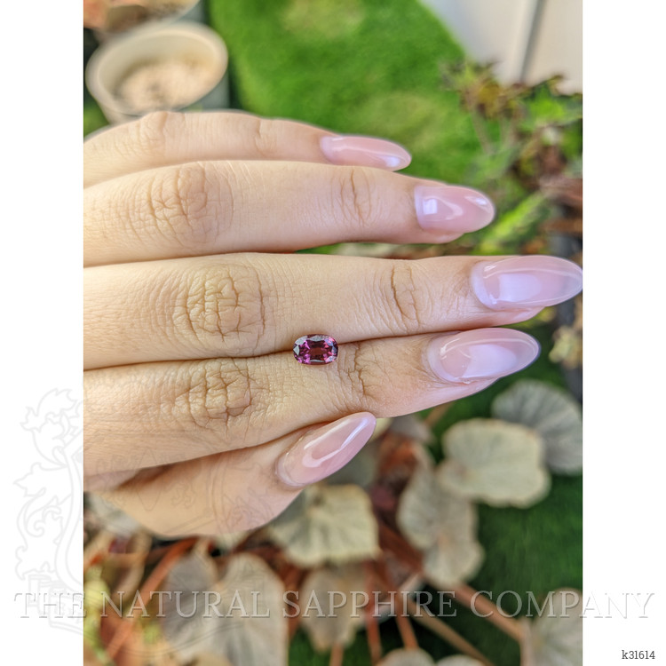 1.08 Ct. Purplish Pink Rhodolite Garnet from Ceylon (Sri Lanka)