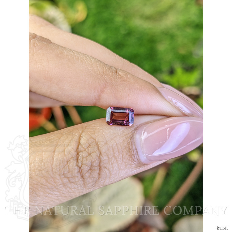 0.96 Ct. Purplish Pink Rhodolite Garnet from Ceylon (Sri Lanka)