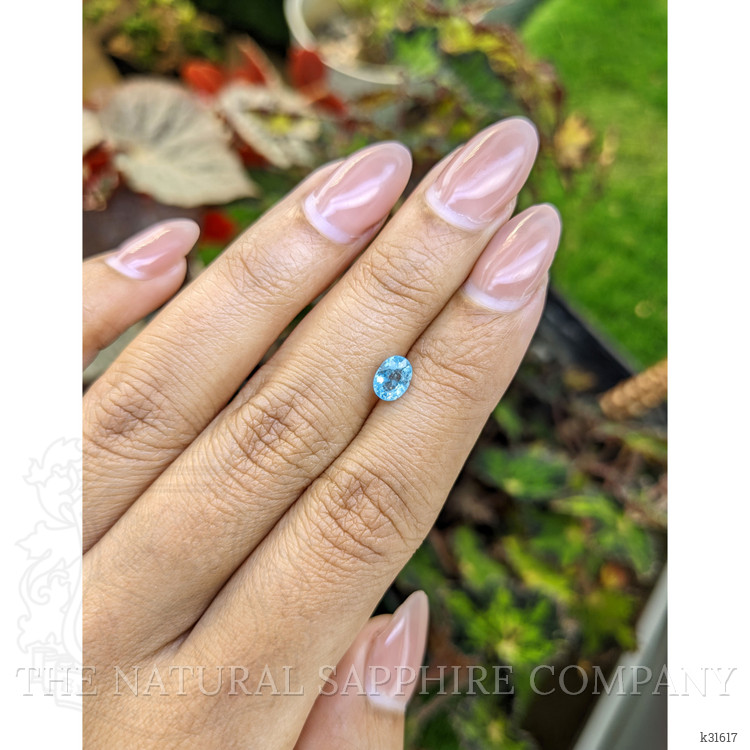 0.73 Ct. Sky Blue Topaz from Brazil