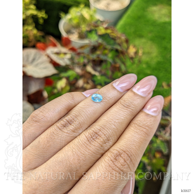 0.73 Ct. Sky Blue Topaz from Brazil