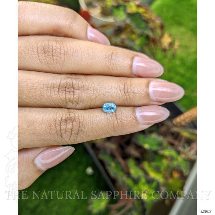 0.73 Ct. Sky Blue Topaz from Brazil