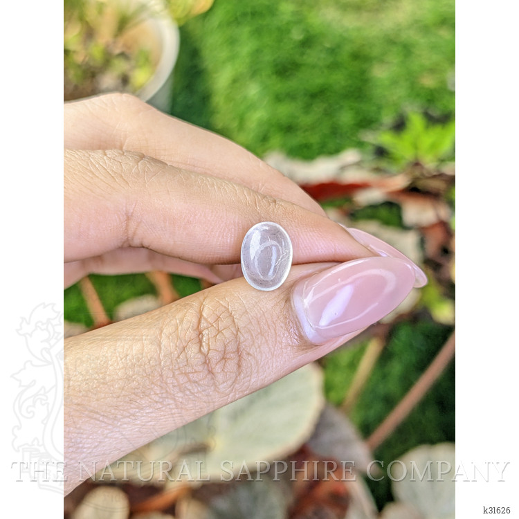 3.06 Ct. White Cabochon Quartz from Brazil