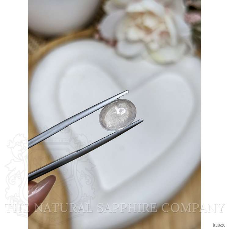 3.06 Ct. White Cabochon Quartz from Brazil