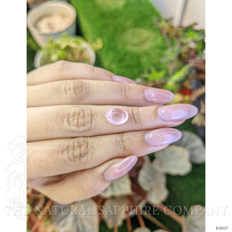 3.04 Ct. Pink Cabochon Rose Quartz from Brazil
