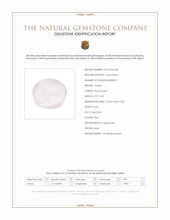 3.05 Ct. Pink Cabochon Rose Quartz from Brazil Scan Report