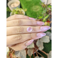 3.05 Ct. Pink Cabochon Rose Quartz from Brazil Life Style