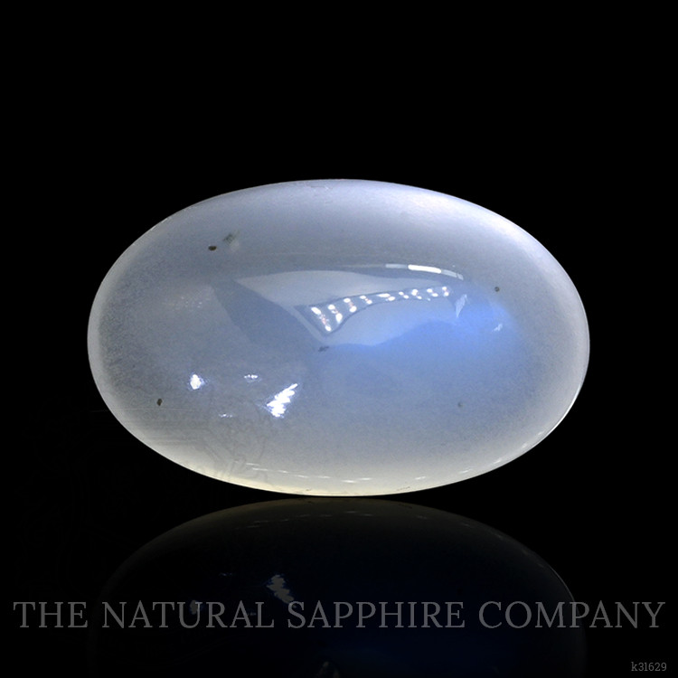 2.82 Ct. Blue Flash Cabochon Moonstone from Ceylon (Sri Lanka)