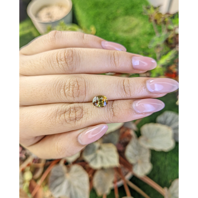 1.61 Ct. Bi Color Andalusite from Brazil