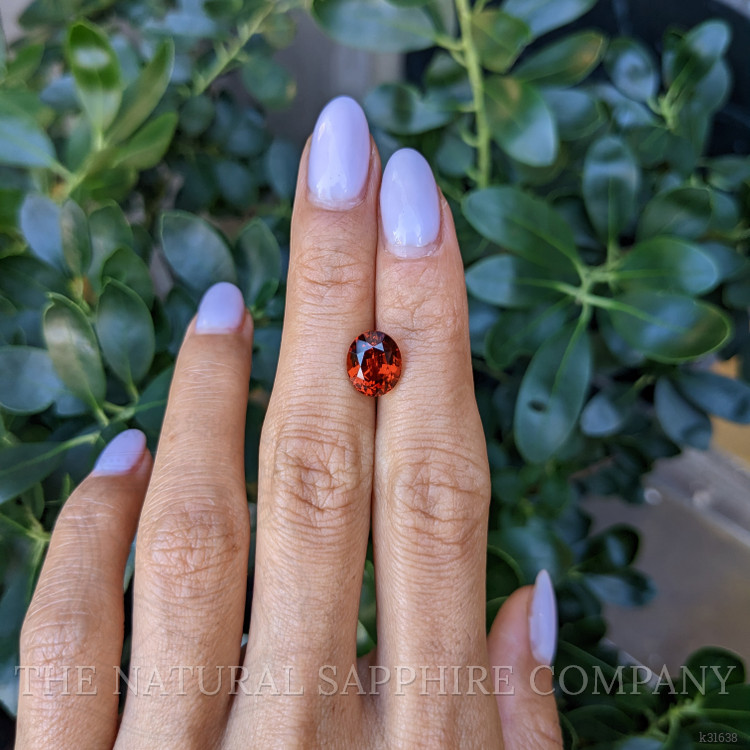3.93 Ct. Orange Spessartite Garnet from Brazil