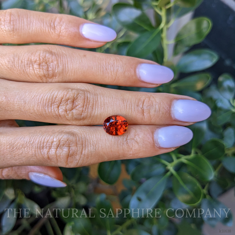 3.93 Ct. Orange Spessartite Garnet from Brazil