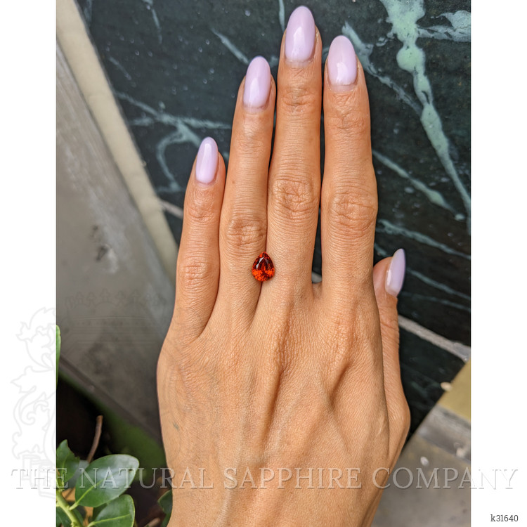 2.75 Ct. Reddish Orange Spessartite Garnet from Brazil