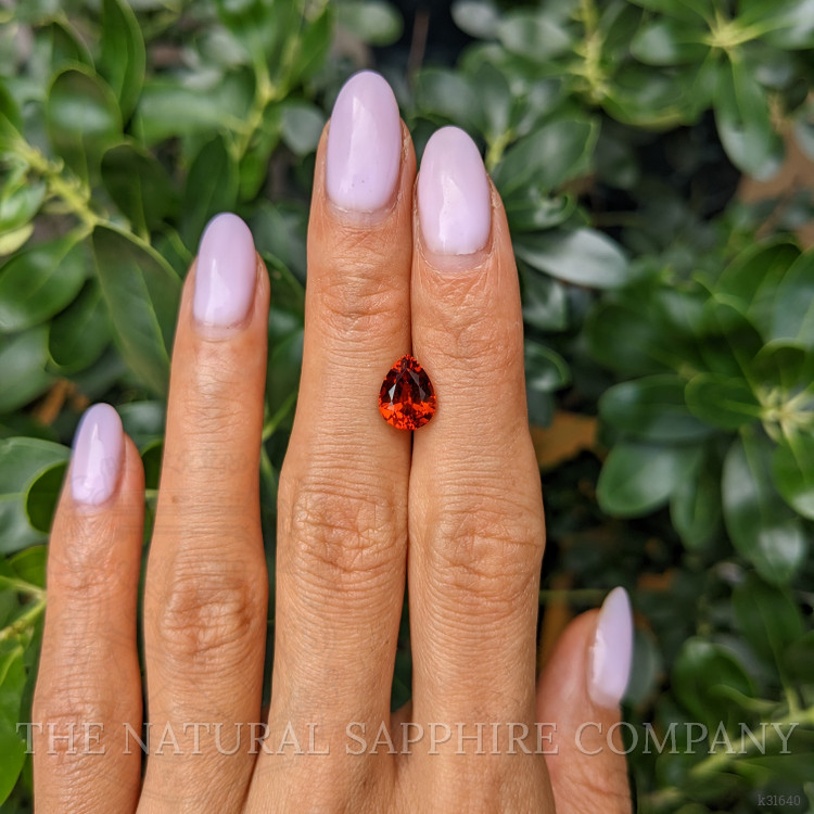 2.75 Ct. Reddish Orange Spessartite Garnet from Brazil