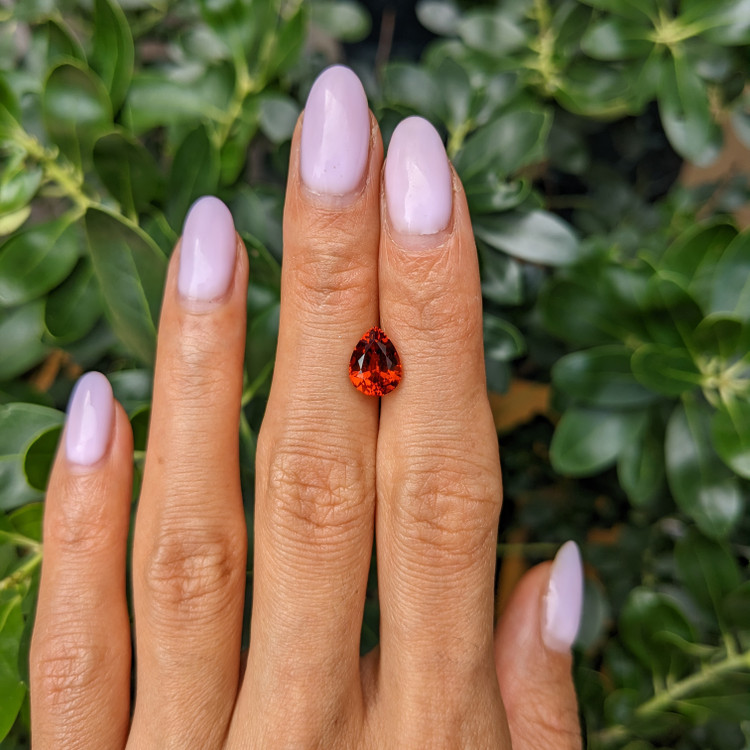 2.75 Ct. Reddish Orange Spessartite Garnet from Brazil