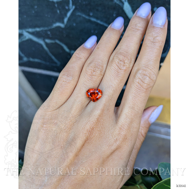 4.14 Ct. Reddish Orange Spessartite Garnet from Brazil