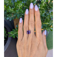 5.68 Ct. Pinkish Purple Spinel from Ceylon (Sri Lanka) Life Style