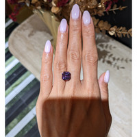 5.68 Ct. Pinkish Purple Spinel from Ceylon (Sri Lanka) Life Style
