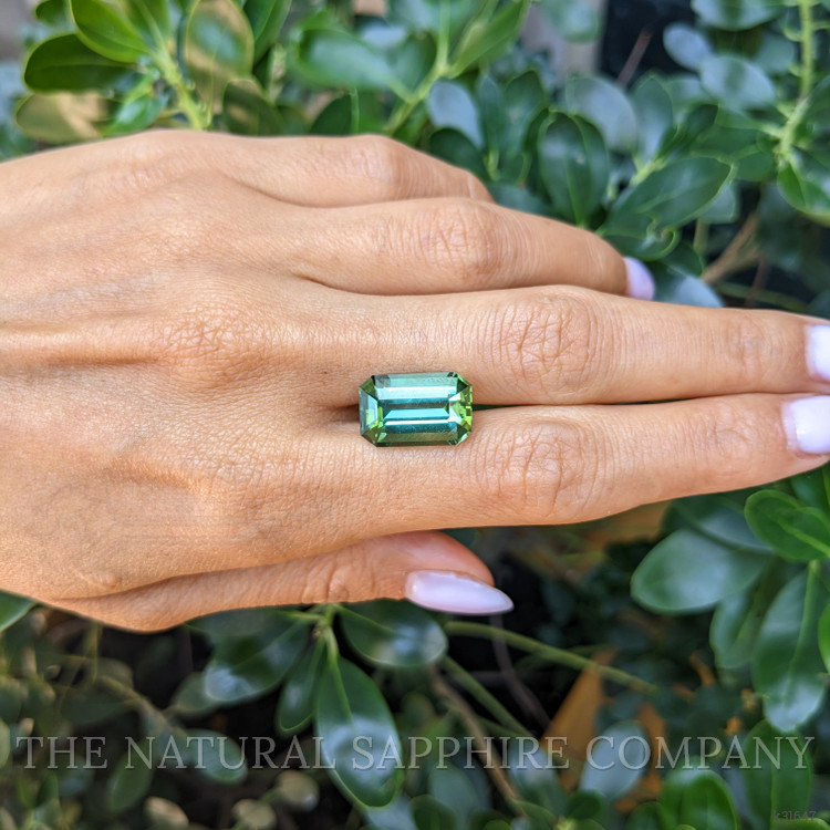 10.50 Ct. Green Tourmaline from Ceylon (Sri Lanka)