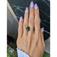 7.31 Ct. Green Tourmaline from Ceylon (Sri Lanka) Life Style