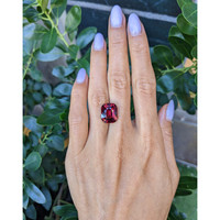 11.30 Ct. Purplish Red Garnet from Ceylon (Sri Lanka) Life Style