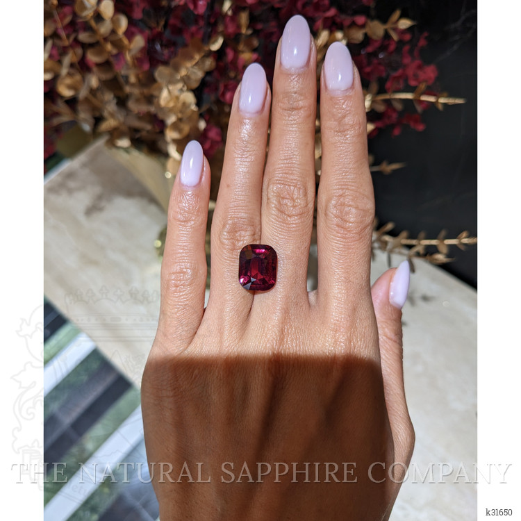 11.30 Ct. Purplish Red Garnet from Ceylon (Sri Lanka)