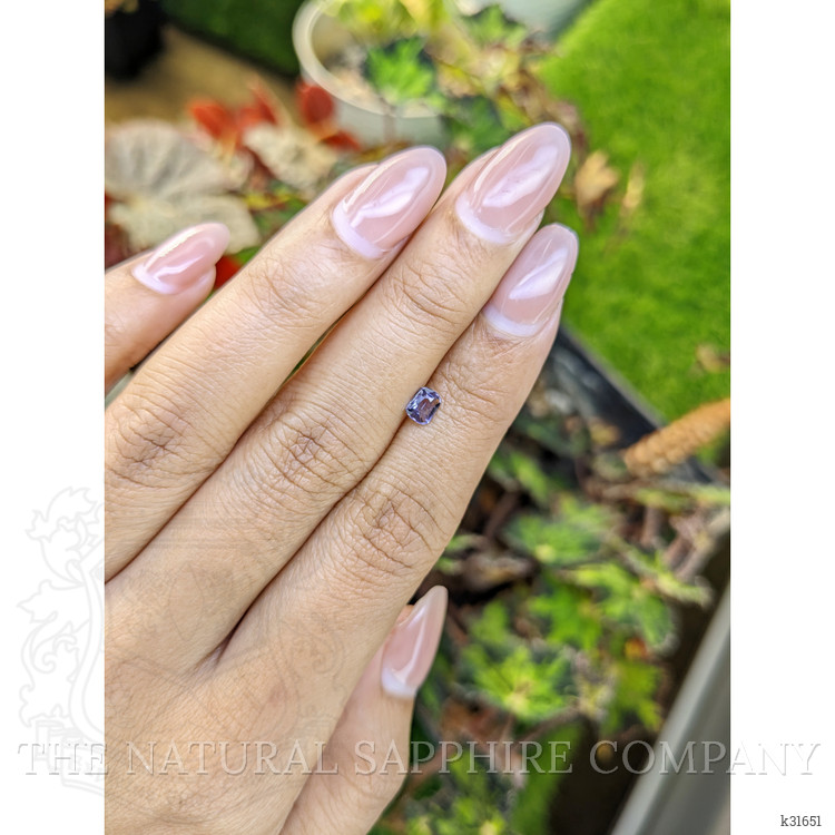 0.38 Ct. Purple Spinel from Ceylon (Sri Lanka)