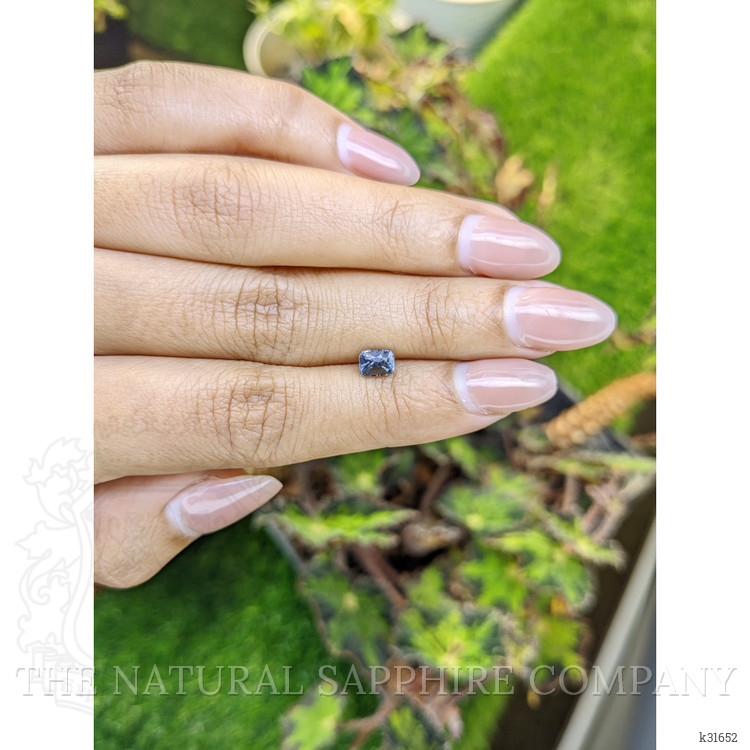 0.66 Ct. Greyish Blue Spinel from Ceylon (Sri Lanka)