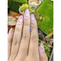0.61 Ct. Purplish Blue Spinel from Ceylon (Sri Lanka) Life Style