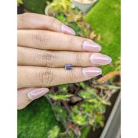 0.82 Ct. Purplish Blue Spinel from Ceylon (Sri Lanka) Life Style