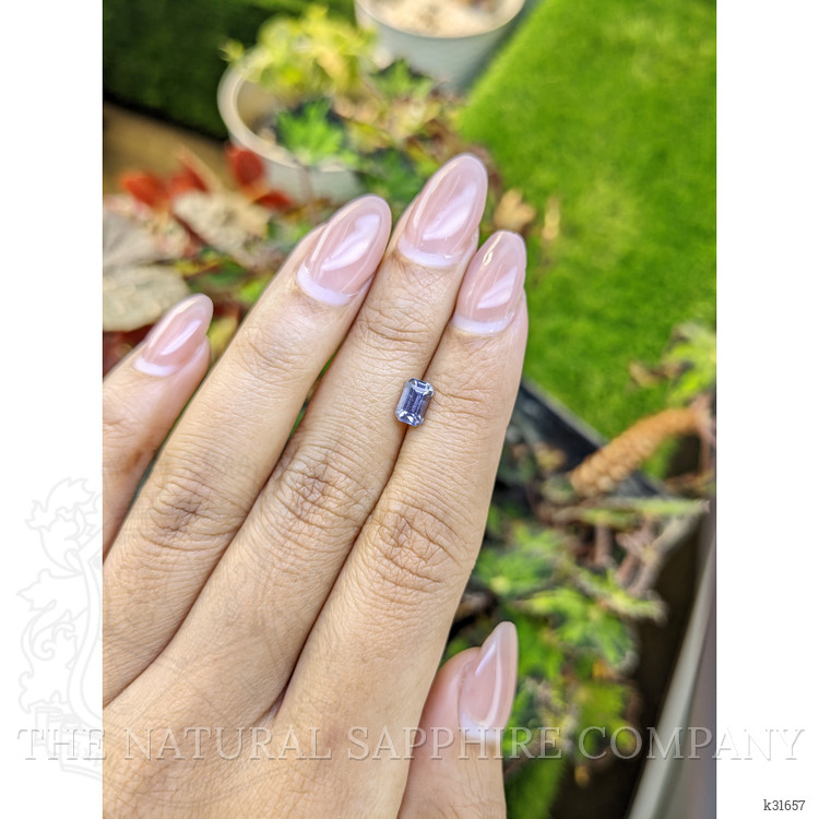 0.82 Ct. Purplish Blue Spinel from Ceylon (Sri Lanka)