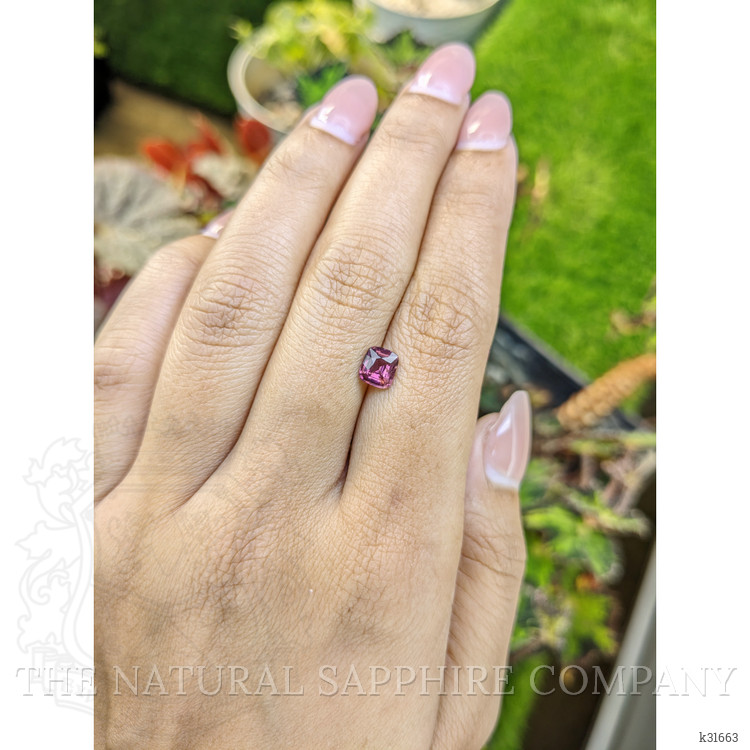0.85 Ct. Purplish Pink Spinel from Ceylon (Sri Lanka)