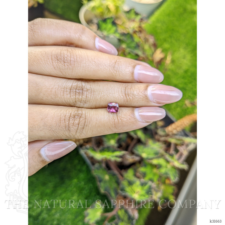 0.85 Ct. Purplish Pink Spinel from Ceylon (Sri Lanka)