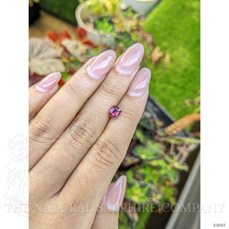 0.85 Ct. Purplish Pink Spinel from Ceylon (Sri Lanka)