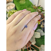 0.96 Ct. Purplish Blue Spinel from Ceylon (Sri Lanka) Life Style