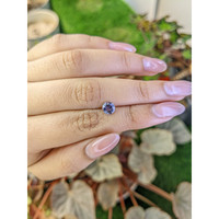 0.96 Ct. Purplish Blue Spinel from Ceylon (Sri Lanka) Life Style