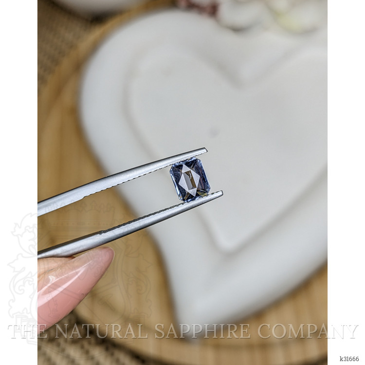 0.95 Ct. Greyish Blue Spinel from Ceylon (Sri Lanka)