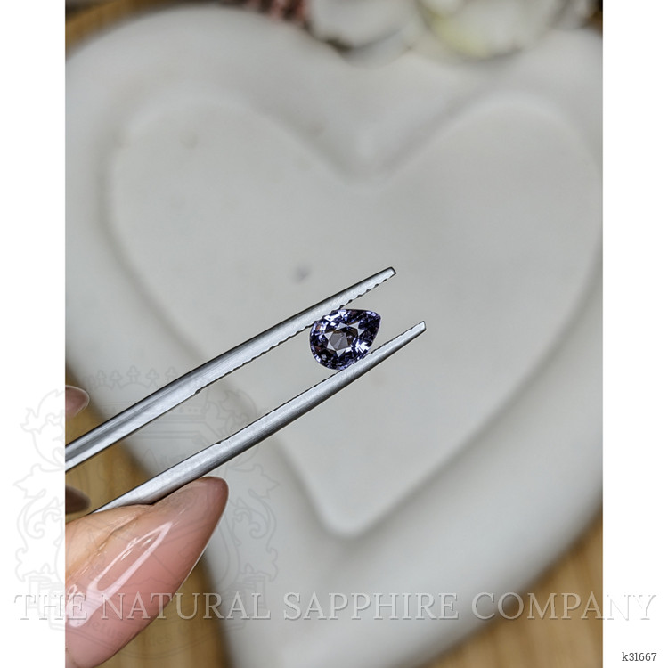 0.73 Ct. Purplish Blue Spinel from Ceylon (Sri Lanka)